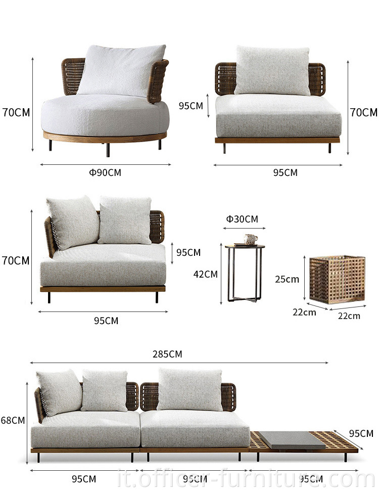 Sofa size